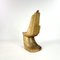 Hand-Shaped Buddha Chair in Exotic Wood, 1960s 3