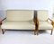 Set of Vintage Beige Boucle Sofa and Armchair, 1970s 1