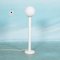 Space Age Floor Lamp with Milkglass Shade, 1970s 11