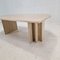 Italian Coffee Table in Travertine, 1980s, Image 11