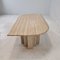 Italian Coffee Table in Travertine, 1980s 8