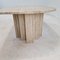 Italian Coffee Table in Travertine, 1980s 13