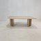 Italian Coffee Table in Travertine, 1980s, Image 6