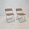 Italian Elios Folding Chairs by Colle d'Elsa, 1980s, Set of 2 5