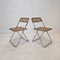 Italian Elios Folding Chairs by Colle d'Elsa, 1980s, Set of 2, Image 3