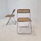 Italian Elios Folding Chairs by Colle d'Elsa, 1980s, Set of 2 2