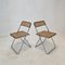 Italian Elios Folding Chairs by Colle d'Elsa, 1980s, Set of 2 1