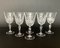 Vintage French Crystal Wine Glasses, 1980, Set of 6 1