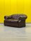 Vintage Brown Leather Chesterfield Sofa, Image 12