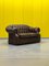 Braunes Vintage Chesterfield Ledersofa 9