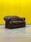 Vintage Brown Leather Chesterfield Sofa 9
