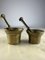Pesto Mortars with Pestle in Brass, Italy, 1950s, Set of 4 2