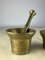 Pesto Mortars with Pestle in Brass, Italy, 1950s, Set of 4 8