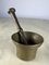 Pesto Mortars with Pestle in Brass, Italy, 1950s, Set of 4, Image 4