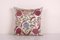 Vintage Embroidery Suzani Silk Cushion Cover, 2010s 1