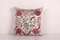 Vintage Embroidery Suzani Silk Cushion Cover, 2010s, Image 1