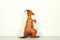 Revistero Kangaroo de cuero atribuido a Dimitri Omersa, Inglaterra, años 60, Imagen 1
