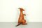 Revistero Kangaroo de cuero atribuido a Dimitri Omersa, Inglaterra, años 60, Imagen 3