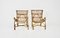 Italienische Rattan Sessel, 1960er, 2er Set, 2er Set 3