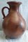 Große Vintage Vase mit Griff aus Braun Melierter Keramik, 1970er 1