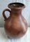 Vaso grande vintage con manico in ceramica marrone screziata, anni '70, Immagine 2