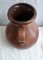 Vaso grande vintage con manico in ceramica marrone screziata, anni '70, Immagine 3