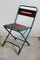 French Metal Folding Chairs from Tolix, 1950s, Set of 4, Image 13