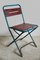 French Metal Folding Chairs from Tolix, 1950s, Set of 4, Image 5