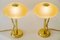 Art Deco Table Lamps with Glass Shades, 1920s, France, Set of 2 9