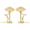 Art Deco Table Lamps with Glass Shades, 1920s, France, Set of 2, Image 1