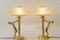 Art Deco Table Lamps with Glass Shades, 1920s, France, Set of 2 7