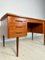 Scandinavian Curved Teak Writing Desk, 1960s, Image 8