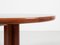 Danish Extendable Round Dining Table in Teak, 1960s 7