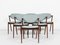 Mid-Century Danish Model 42 Dining Chairs in Rosewood attributed to Kai Kristiansen for Schou Andersen, Set of 6 1