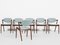 Sedie da pranzo modello 42 Mid-Century in palissandro attribuite a Kai Kristiansen per Schou Andersen, Danimarca, set di 6, Immagine 4