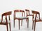 Mid-Century Danish Dining Chairs in Teak attributed to Johannes Andersen for Uldum, 1960s, Set of 4 2