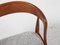 Mid-Century Danish Dining Chairs in Teak attributed to Johannes Andersen for Uldum, 1960s, Set of 4, Image 10