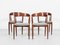 Mid-Century Danish Dining Chairs in Teak attributed to Johannes Andersen for Uldum, 1960s, Set of 4 1