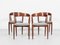 Mid-Century Danish Dining Chairs in Teak attributed to Johannes Andersen for Uldum, 1960s, Set of 4, Image 1
