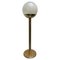 Brass and Glass P428 Floor Lamp attributed to Pia Guidetti Crippa for Luci, Italy, 1970s, Image 1