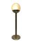 Brass and Glass P428 Floor Lamp attributed to Pia Guidetti Crippa for Luci, Italy, 1970s 7