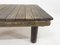 Tavolino da caffè vintage industriale in legno e ferro, anni '50, Immagine 10