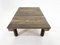 Vintage Industrial Wood & Iron Coffee Table, 1950s, Image 4