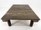 Industrieller Vintage Couchtisch aus Holz & Eisen, 1950er 11