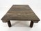 Tavolino da caffè vintage industriale in legno e ferro, anni '50, Immagine 11