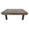 Vintage Industrial Wood & Iron Coffee Table, 1950s, Image 1