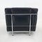 Black Leather & Chrome Lc3 Armchair by Le Corbusier, 1990s 5