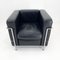 Black Leather & Chrome Lc3 Armchair by Le Corbusier, 1990s, Image 8