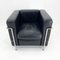 Fauteuil Lc3 en Cuir Noir et Chrome par Le Corbusier, 1990s 8