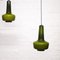 Green Model Kreta Pendant Lights attributed to Jacob E. Bang for Fog & Morup, 1960s, Set of 2, Image 3